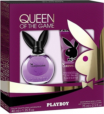 Playboy Queen Of The Game Geschenkset Edt 40ml + Bodylotion 75ml
