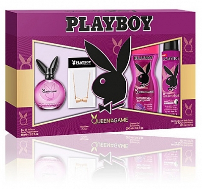 Playboy Queen Of The Game Geschenkset Edt Necklace 24h Deo