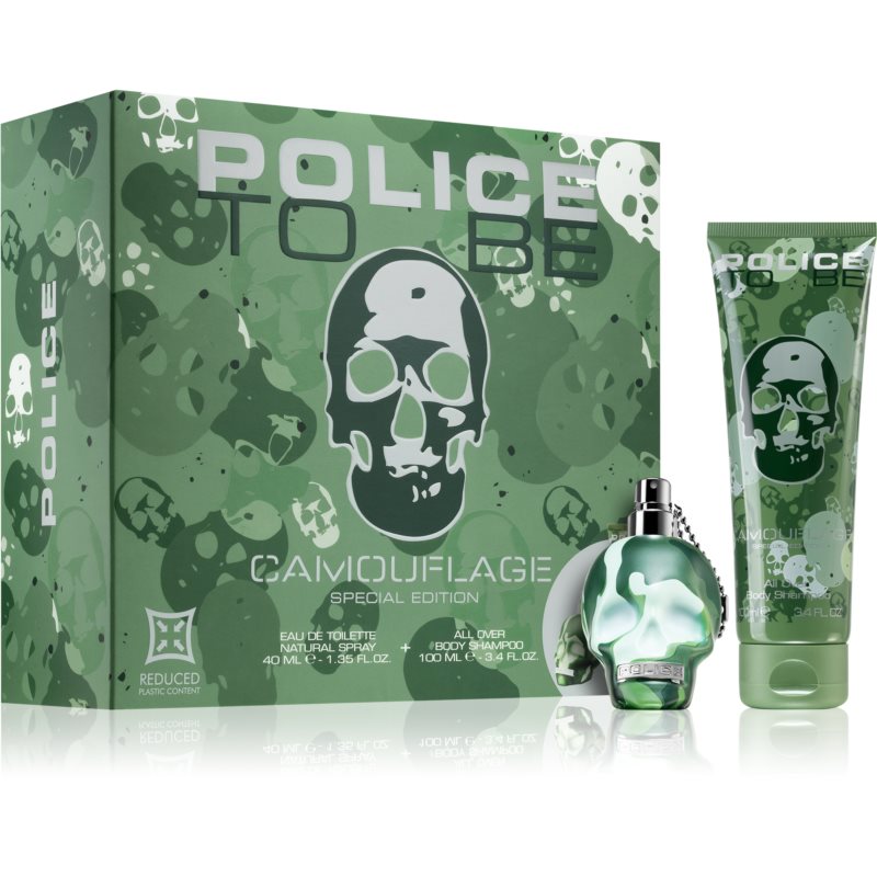 Police To Be Camouflage Gift Set